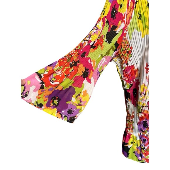 Maggie Barnes Womens  Whimsical Tunic Size 1X Electric Colors Y2K Fairy Boho - Picture 3 of 9